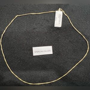Giani Bernini Gold Sterling Silver Necklace 24” Box chain